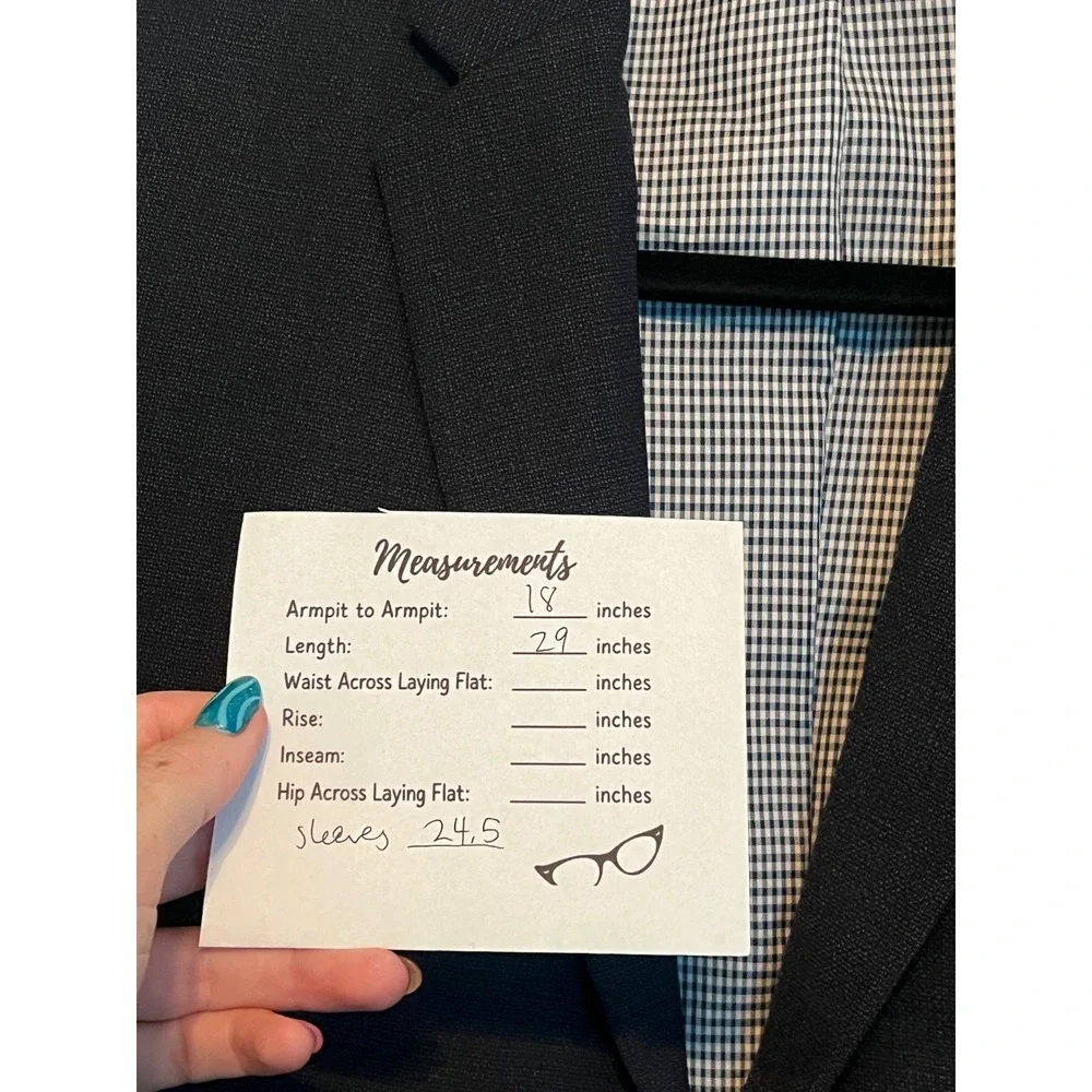 Dark Academia Prep Banana Republic Modern Slim Fit Blazer Mens 36R Navy Blue